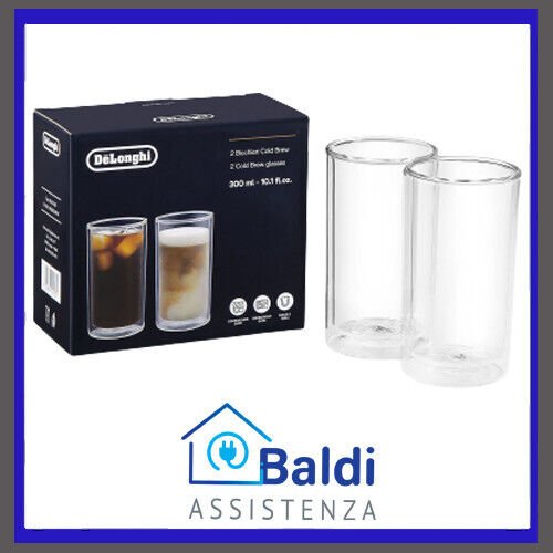 DE LONGHI DLSC325 THERMOCUP SET DI 2 BICCHIERI TERMICI COLD BREW 300 ML.