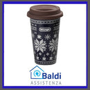 DE LONGHI MUG THERMOCUP TAZZA TERMICA DI CERAMICA A DOPPIA PARETE 300 ML.