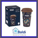 DE LONGHI MUG THERMOCUP TAZZA TERMICA DI CERAMICA A DOPPIA PARETE 300 ML.
