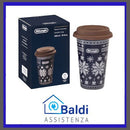 DE LONGHI MUG THERMOCUP TAZZA TERMICA DI CERAMICA A DOPPIA PARETE 300 ML.