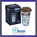 DE LONGHI MUG THERMOCUP TAZZA TERMICA DI CERAMICA A DOPPIA PARETE 300 ML. FLOWER
