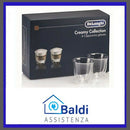 DE LONGHI SET 6 TAZZE BICCHIERI TERMICI PER CAPPUCCINO - THERMOCUP - 190 ml.