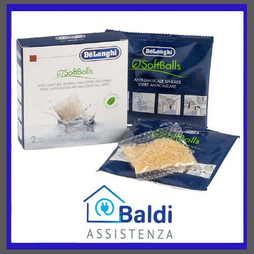 DE LONGHI SOFT BALLS SFERE ANTICALCARE ADDOLCITORE ACQUA PER MACCHINA DA CAFFÈ