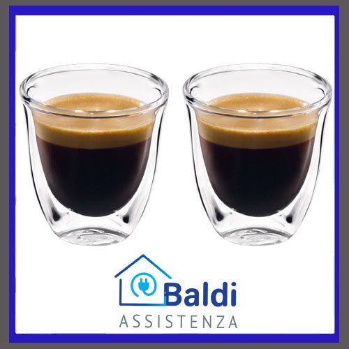 DE LONGHI THERMOCUP SET 6 BICCHIERI TERMICI PER CAFFE' DA 90 ml.