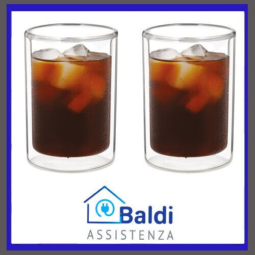 DE LONGHI THERMOCUP SET DI 2 BICCHIERI TERMICI COLD BREW 220 ML.