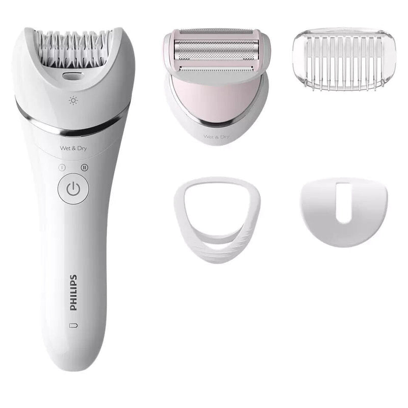EPILATORE DEPILATORE PHILIPS WET & DRY SERIES 8000 BRE710/00 GARANZIA 2 ANNI