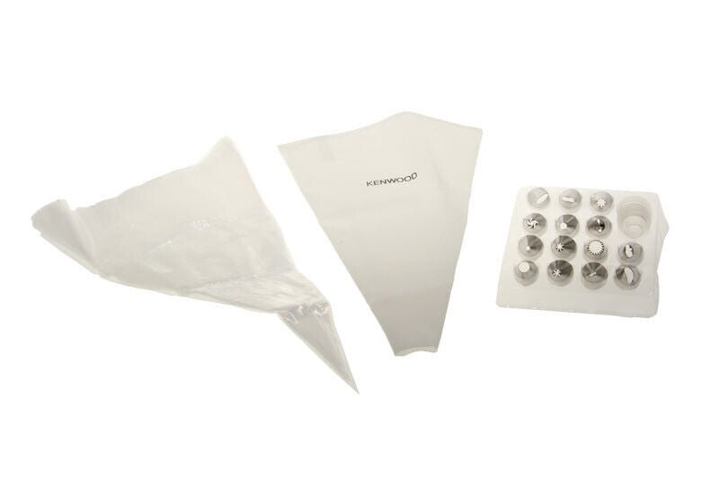 100 Sac à Poche Monouso Con 6 Bocchette In Acciaio E 2 Adattatori – Set Completo Per Decorare Torte E Biscotti
