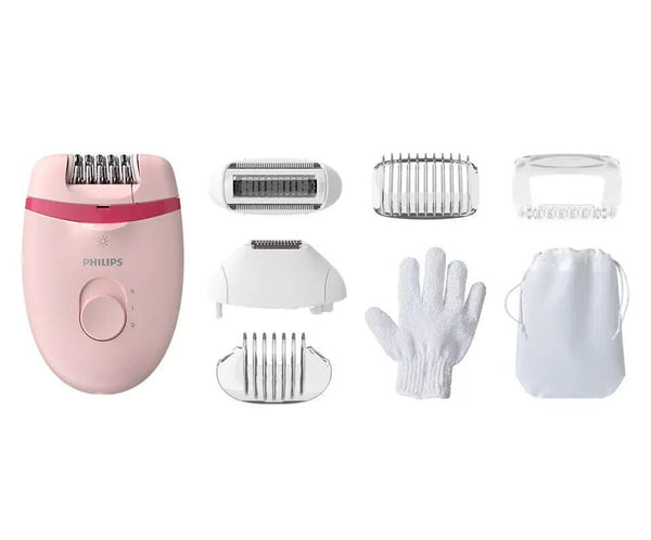 PHILIPS EPILATORE COMPATTO CON CAVO SATINELLE ESSENTIAL BRE285/00 2 VELOCITA'