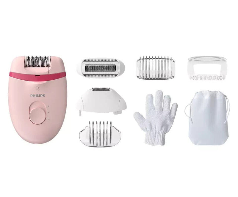 PHILIPS EPILATORE COMPATTO CON CAVO SATINELLE ESSENTIAL BRE285/00 2 VELOCITA'