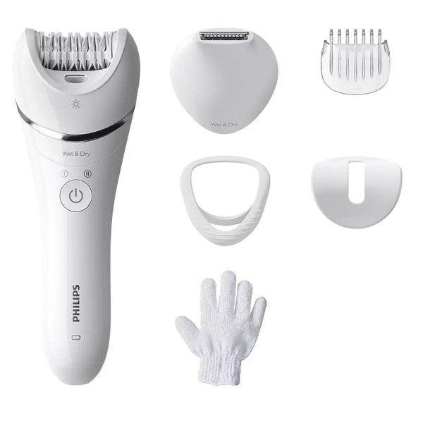PHILIPS EPILATORE RICARICABILE BRE715/00 SATINELLE ADVANCED WET & DRY SERIE 8000