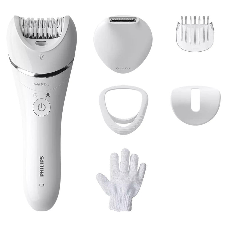 PHILIPS EPILATORE RICARICABILE BRE715/00 SATINELLE ADVANCED WET & DRY SERIE 8000