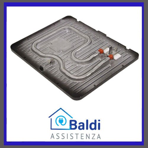 PIASTRA INFERIORE ONDULATA 1000W 230V PER BISTECCHIERA DE'LONGHI CGH920 CGH923