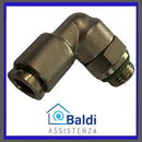 RACCORDO GIREVOLE A L 1/8 D6 INNESTO RAPIDO METALLO PER MACCHINA CAFFE' FABER SLOT