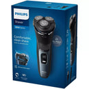 RASOIO ELETTRICO RICARICABILE WET & DRY DA UOMO PHILIPS 3000 SERIES S3144/00