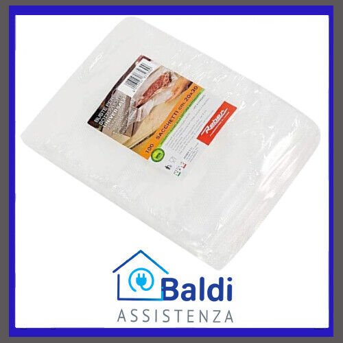 REBER CONFEZIONE DA 100 SACCHETTI GOFFRATI CM. 20X30 PER MACCHINA SOTTOVUOTO
