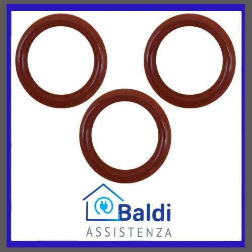 RICAMBIO 3 PEZZI GUARNIZIONE O - RING IN SILICONE PER TAPPI DA 1/2 MASCHIO