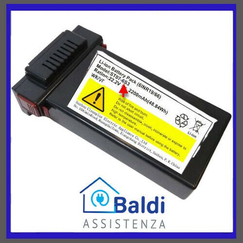 RICAMBIO BATTERIE BATTERIA PER ASPIRAPOLVERE ARIETE VACUUM CLEANER CORDLESS 2763