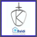 RICAMBIO FRUSTA 'K' IN ALLUMINIO PER IMPASTATRICE PLANETRIA KENWOOD KQL KVL KPL