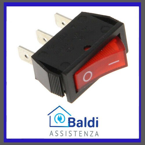 RICAMBIO INTERRUTTORE LUMINOSO 16A 250V BISTECCHIERA ARIETE ARGENTINA CHURRASCO