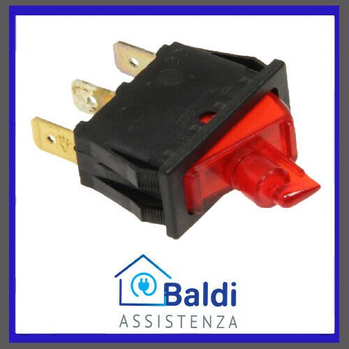 RICAMBIO INTERRUTTORE TERMOVENTILATORE CALDOBAGNO DE LONGHI HBP532 HBP533 HBP633