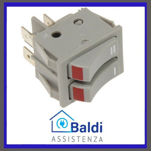 RICAMBIO INTERRUTTORE TERMOVENTILATORE CALDOBAGNO DE LONGHI VARI MODELLI