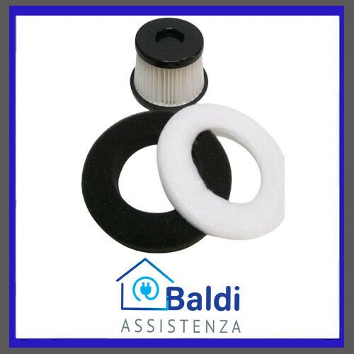 RICAMBIO KIT 3 FILTRI PER ASPIRAPOLVERE ARIETE VACUUM CLEANER CORDLESS 2763 2767
