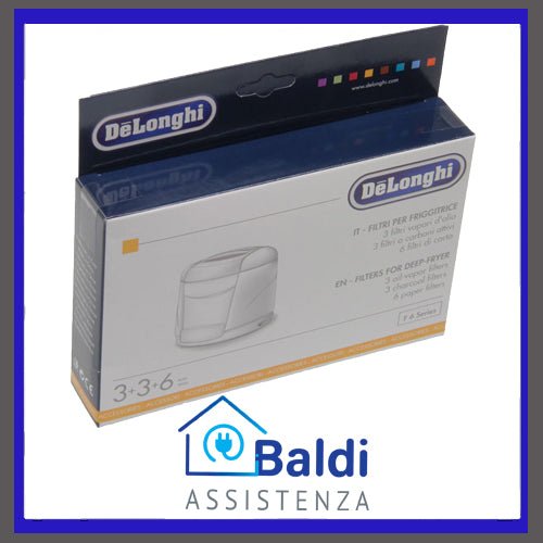 RICAMBIO KIT FILTRI PER FRIGGITRICE FRIGGITRICI DE LONGHI SERIE F6 - F17