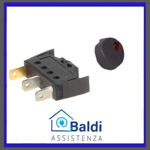 RICAMBIO KIT INTERRUTTORE E TASTO PER FERRO STIRELLA DE LONGHI PRO VVX DUALVAP