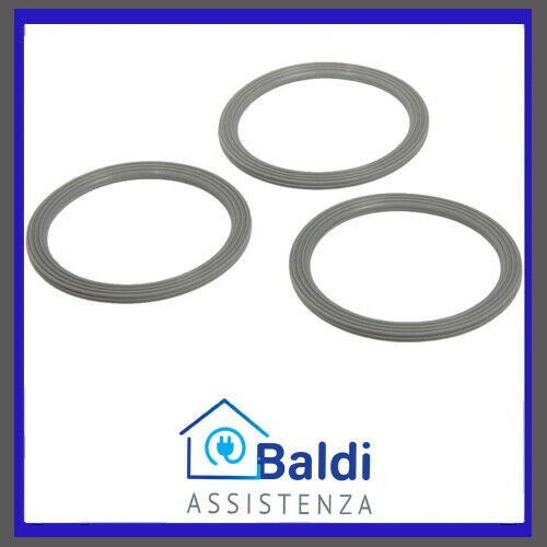 RICAMBIO ORIGINALE 3 PZ. GUARNIZIONE FRULLATORE PER ROBOT KENWOOD SERIE FP BL