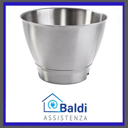 RICAMBIO ORIGINALE CIOTOLA RECIPIENTE IN ACCIAIO 4,6 lt. PER IMPASTATRICE KENWOOD CHEF