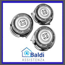 RICAMBIO ORIGINALE KIT 3 TESTINE RASATURA SH30 PER RASOIO BARBA PHILIPS SERIE S3