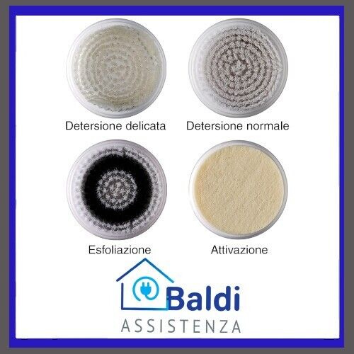 RICAMBIO ORIGINALE KIT TESTINE DI RICAMBIO PER IMETEC BELLISSIMA FACE CLEANSING