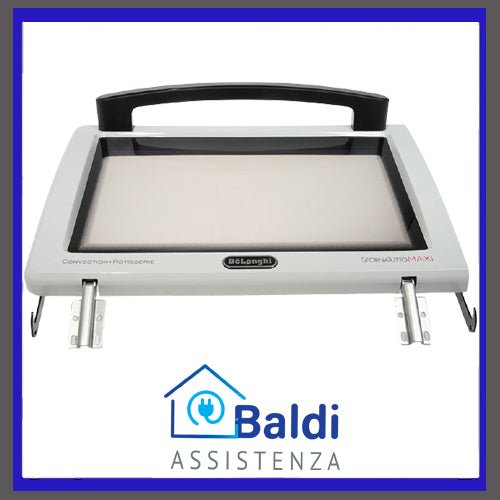 RICAMBIO PORTA CON CERNIERE PER FORNO FORNETTO ELETTRICO DE LONGHI EO3260 EO32602