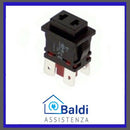 RICAMBIO PULSANTE 19X13 PUSH CON ASOLE SU TASTO 250V - 10A