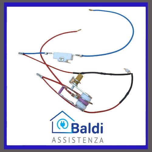 RICAMBIO TERMOSTATO + TERMOFUSIBILE PER STIRELLA FERRO STIRO IMETEC E9505 9258A
