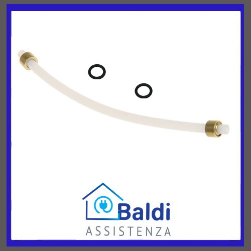 RICAMBIO TUBO CON BOCCOLE L125 + ORING PER MACCHINA CAFFE' DE LONGHI EC850 EC860