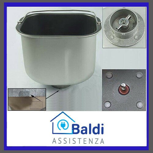 RICAMBIO VASCA CESTELLO 180 mm. 183 mm MACCHINA DEL PANE KENWOOD BM350 BM450