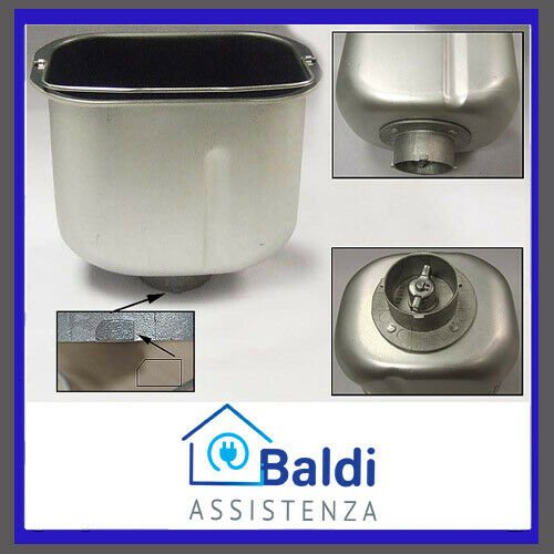 RICAMBIO VASCA CESTELLO ALTEZZA 167 mm. PER MACCHINA DEL PANE KENWOOD BM250 BM260