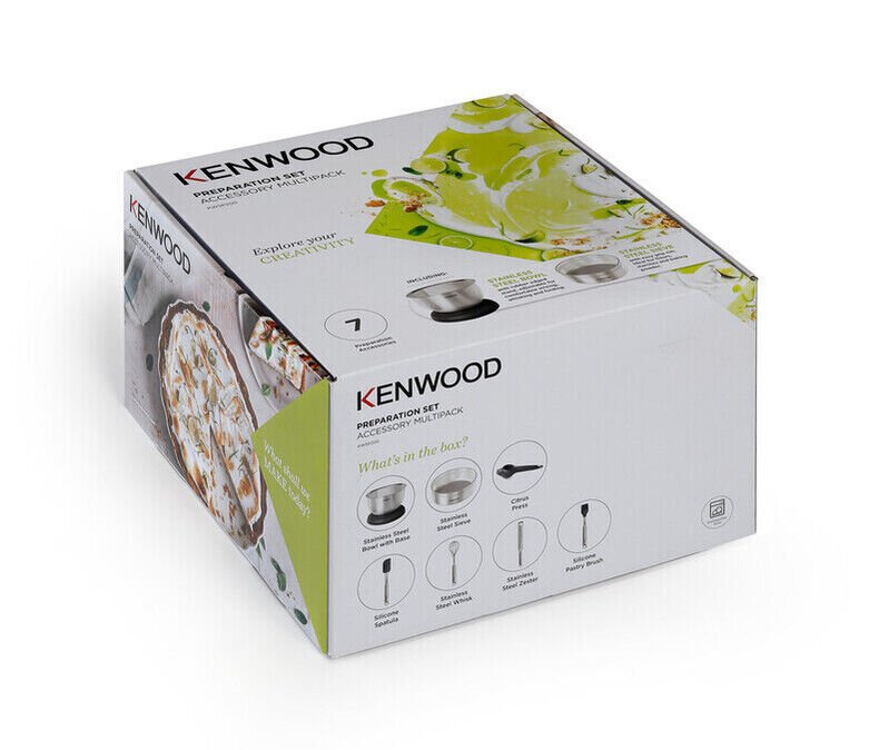 SET PREPARAZIONE DOLCI TORTE 7 PEZZI KENWOOD KWSP200