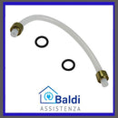 TUBO CON BOCCOLE DI2 - DE4 L=100 + 2 GUARNIZIONI PER MACCHINA CAFFE' DE LONGHI